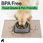 GORILLA GRIP Dog Food Mat, 100% Waterproof Silicone