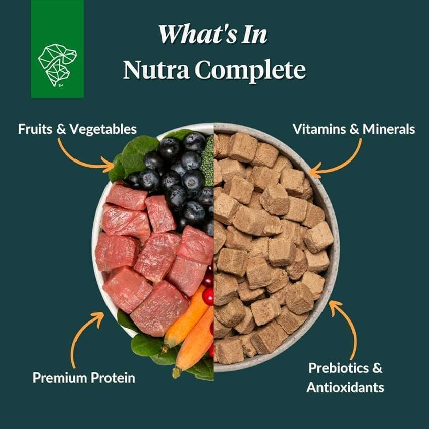 ULTIMATE PET NUTRITION Nutra Complete Freeze-Dried Dog Food, Chicken 1lb
