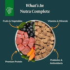 ULTIMATE PET NUTRITION Nutra Complete Freeze-Dried Dog Food, Chicken 1lb