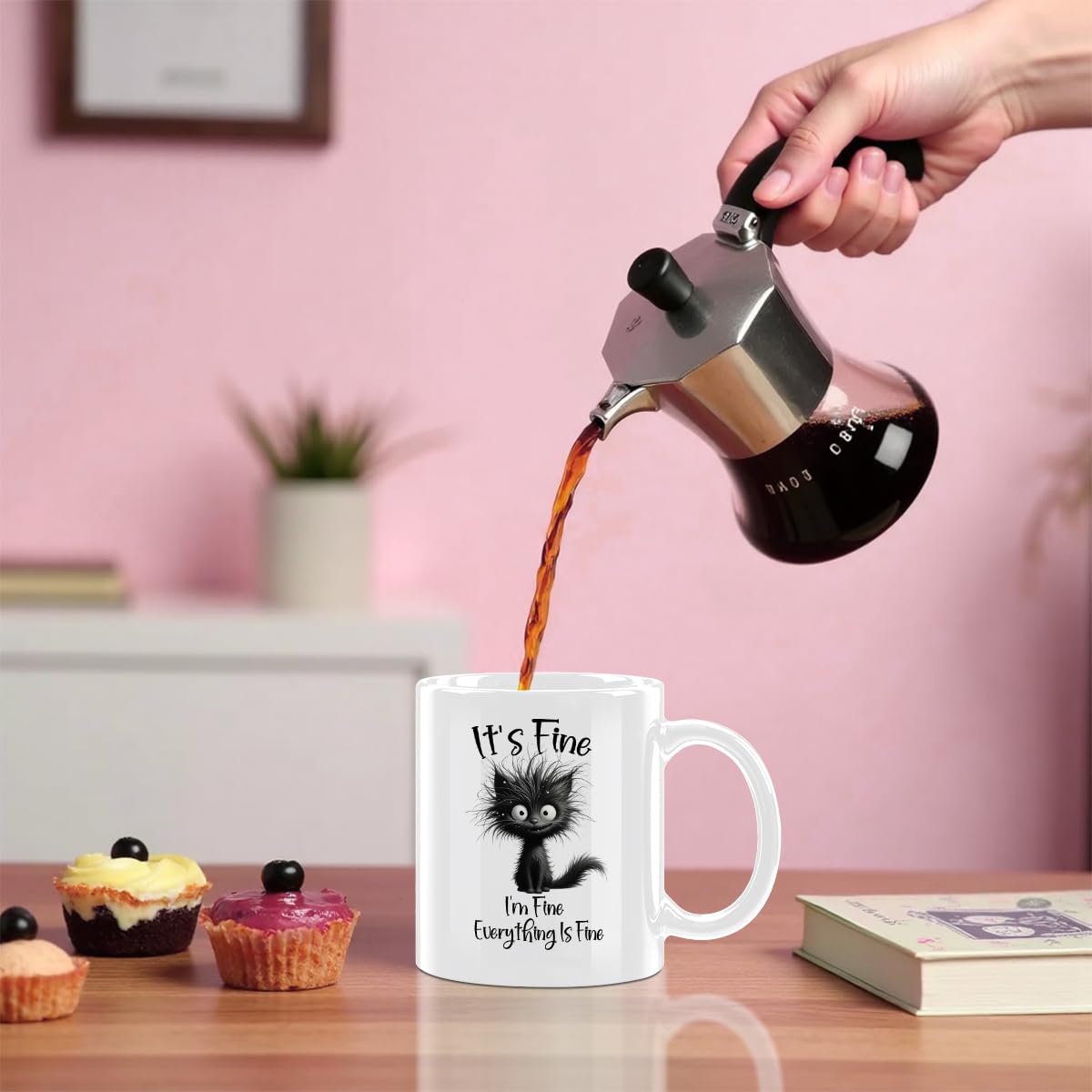 CFGBFDGH Inspirational Coffee Mug - White Fine view 3