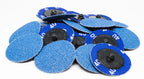 Benchmark Abrasives 2" Zirconia Quick Change Sanding Discs, 120 Grit (BM-QC2Z120_Q25_40) (Pack of 1000)