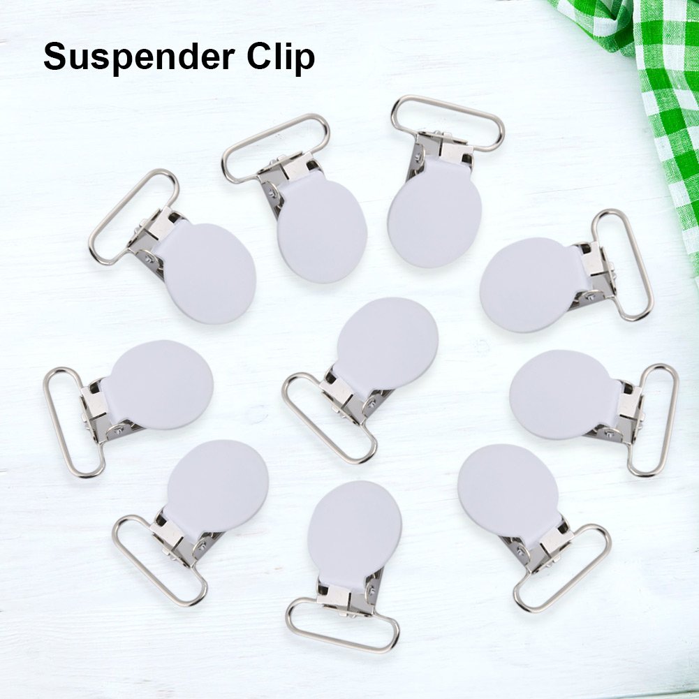 25mm Round Pacifier Clips, Suspender Snaps, DIY Clothes Accessories, for Making Pacifier (additional view 2)