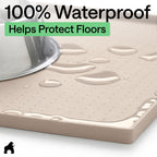 GORILLA GRIP Dog Food Mat, 100% Waterproof Silicone