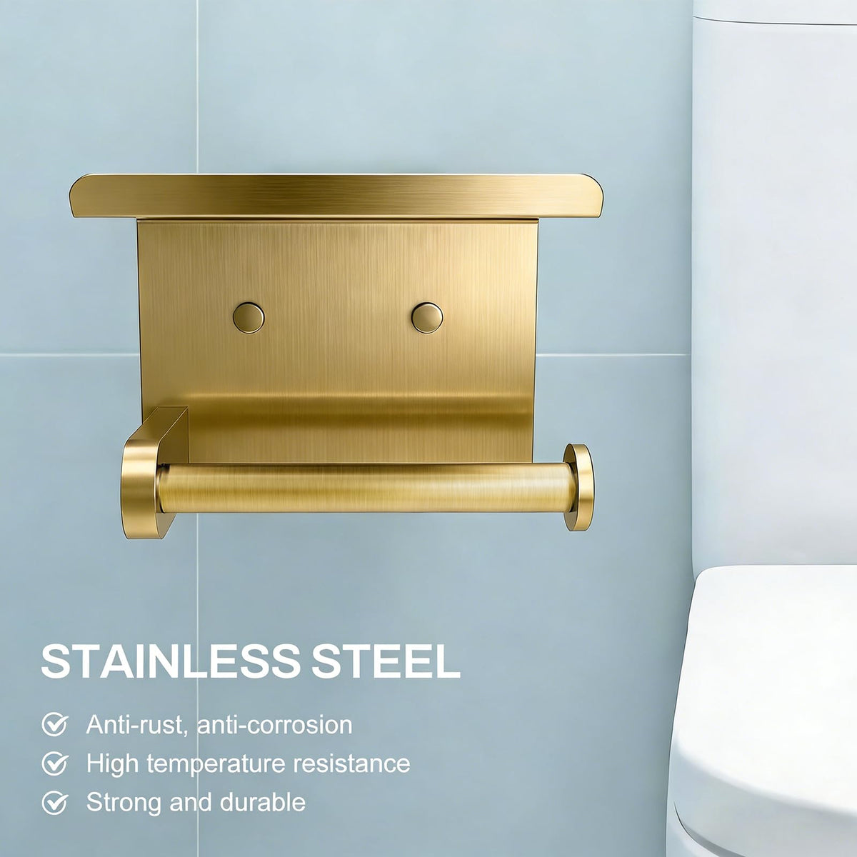 SetSail Toilet Paper Holder with Shelf