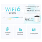 TP-Link Deco Mesh Wi-Fi System - 1 Pack / Wi-Fi 6 Indoor view 1