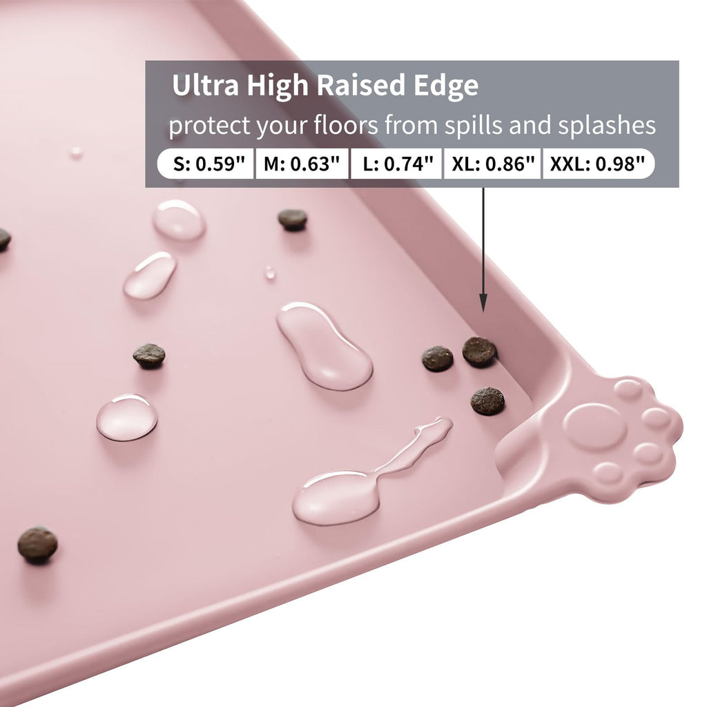 Reopet Silicone Pet Feeding Mat - Waterproof & Non-Slip Dog Cat Placemat