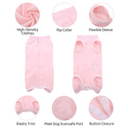 SAWMONG Recovery Suit for Dogs Female Male - pink / Large (Back:15.4", Weight: 10-22 Ib) view 3
