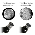 Gskyer Telescope, 70mm Aperture 400mm AZ Mount Astronomical Refracting Telescope for Kids Beginners - Travel Telescope