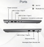 Lenovo Laptop Computer V15, AMD Ryzen 5 7520U, 16GB DDR5 RAM, 512GB SSD (additional view 5)