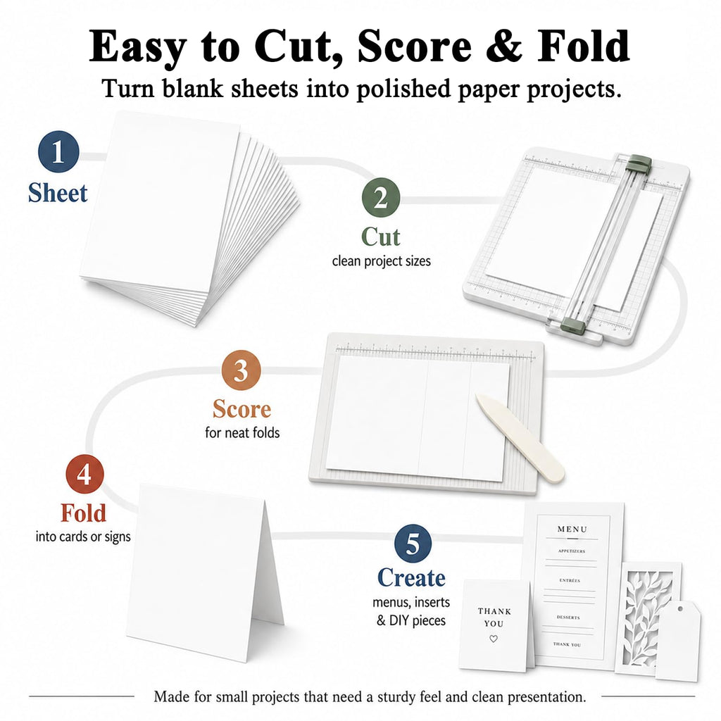 Envelopus 8.5 x 11 Cover Stock - White view 5