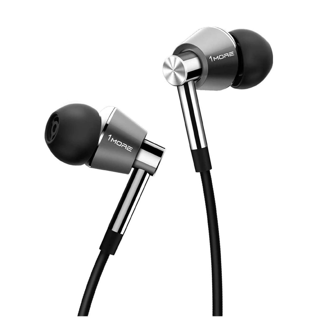 1MORE Triple Driver in-Ear Earphones Hi-Res Headphones with High Resolution, Bass Driven Sound, MEMS Mic, in-Line