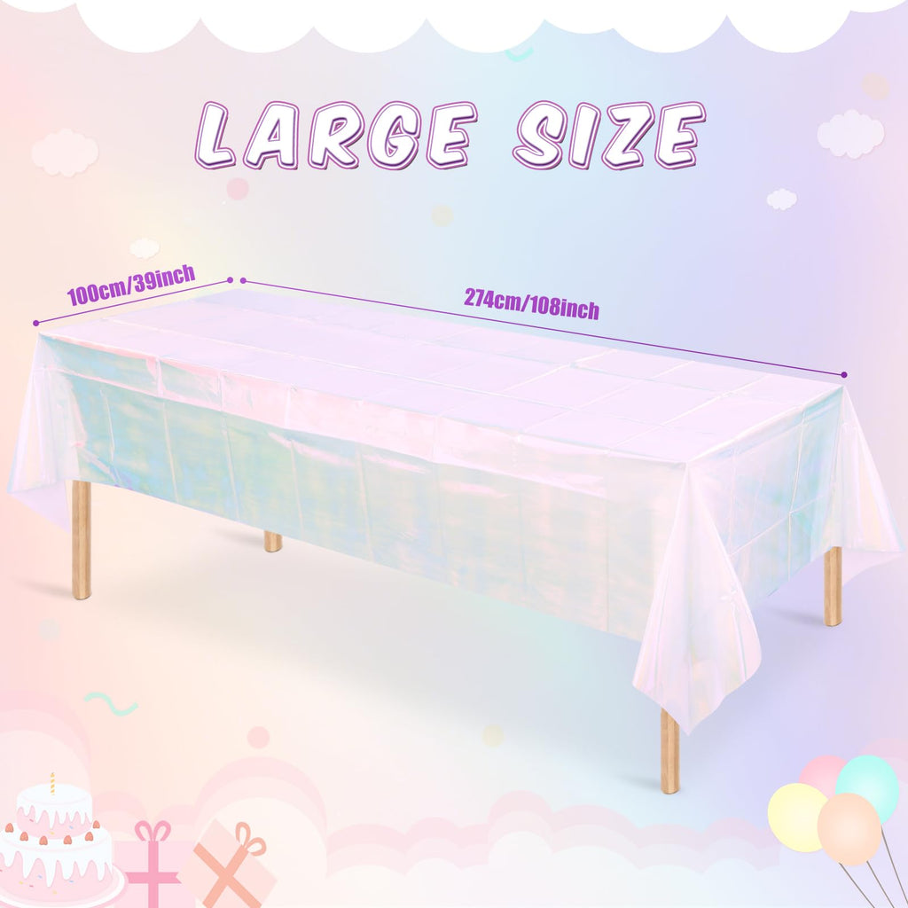 Funny Laser Tablecloth - White Iridescent / 6 view 1