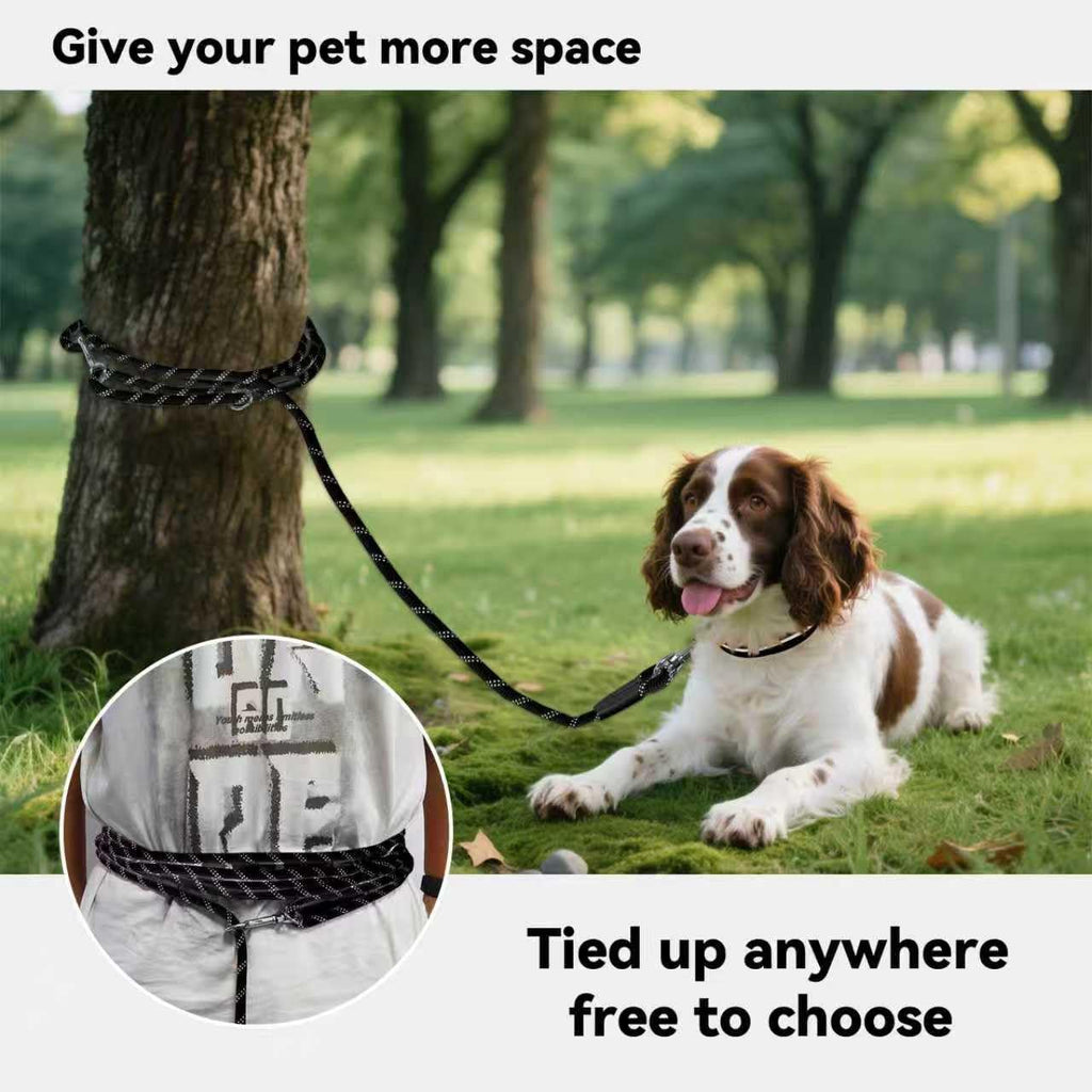 Tairro Long Dog Training Leash，Heavy Duty Reflective Rope Lead for Small Medium Large Dogs ，6FT 10FT 15FT 30FT 50FT for Training, Walking, Backyard, Camping