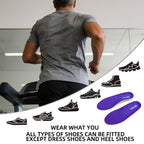 VALSOLE Heavy Duty Support Pain Relief Orthotics - 220+ lbs Plantar Fasciitis High Arch Support Insoles for Men Women