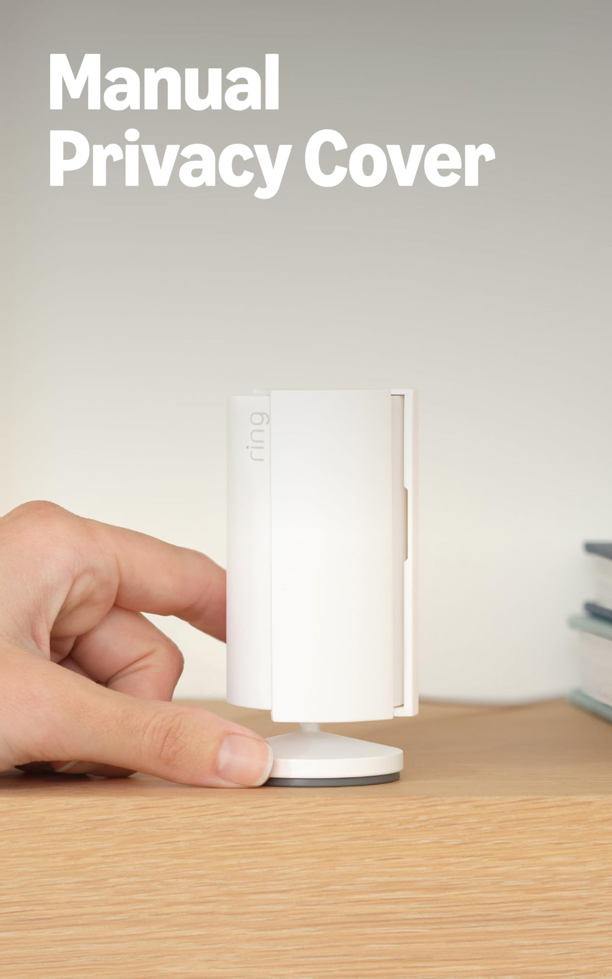 Ring Indoor Cam (newest model) — Home or business security in 1080p HD video, – White