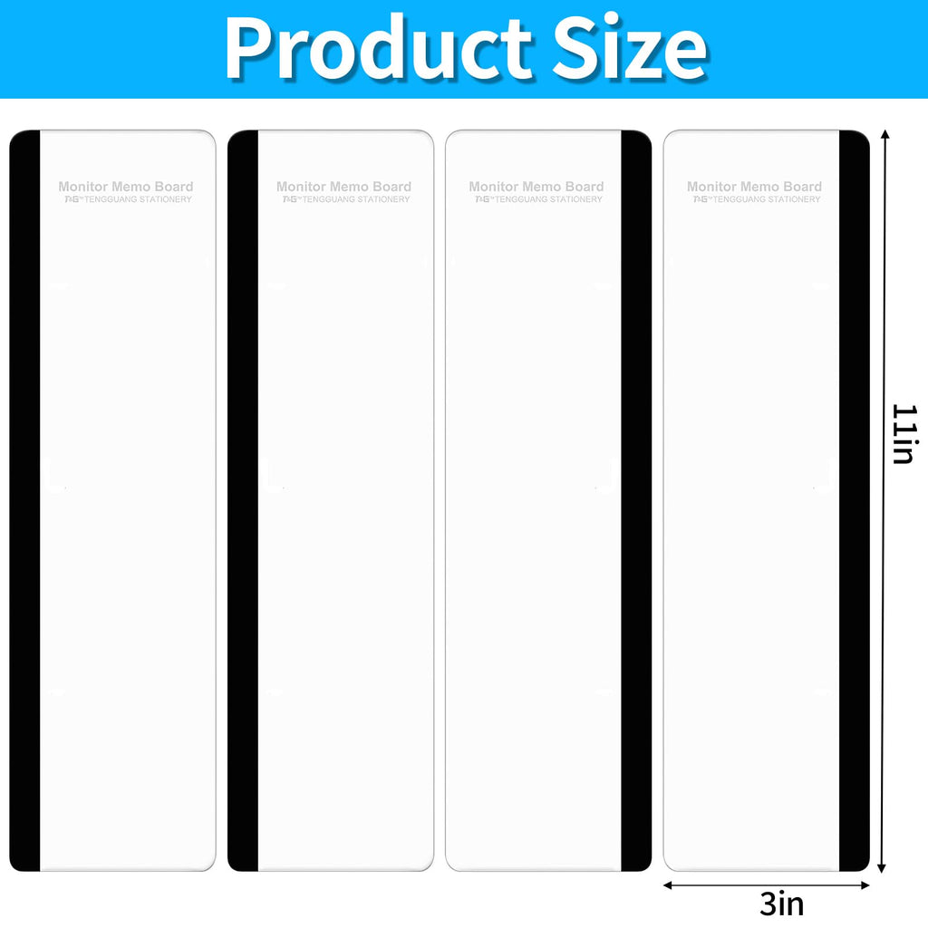 Office Desk Accessories,4PCS Monitor Memo Board, Computer Note Holder (additional view 2)
