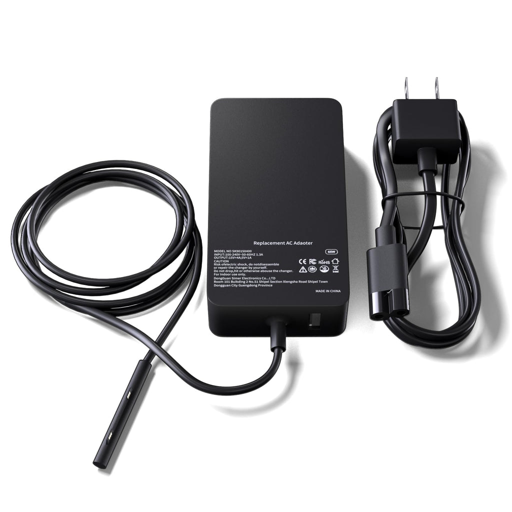 65W Surface Pro Charger for Microsoft Windows Surface Laptop Power Cord