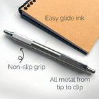 Zebra Pen STEEL PM-701 & M/F-701, Pen, Pencil & Permanent Market Set, 3-Pk (additional view 1)