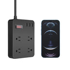 Power Strip, 4 Flat Plug