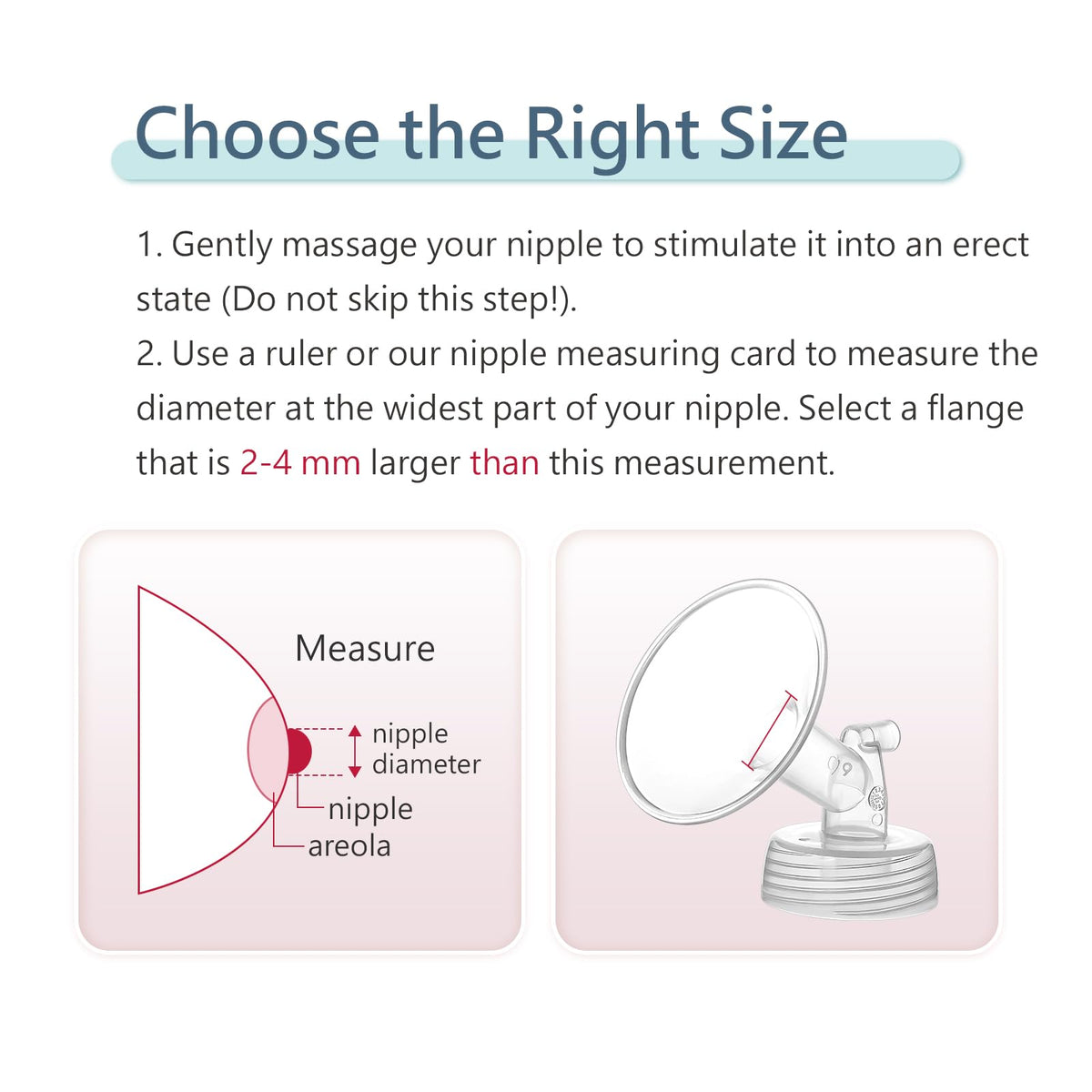 Momstouch Flange Compatible with Spectra S1, S2, 9 Plus, and Synergy Gold Breast Pump - view 3