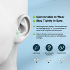 USB C Headphones for iPhone 18 Pro Max 17 16 15/Galaxy S26 FE Wired Earbuds - Mint-Green view 4