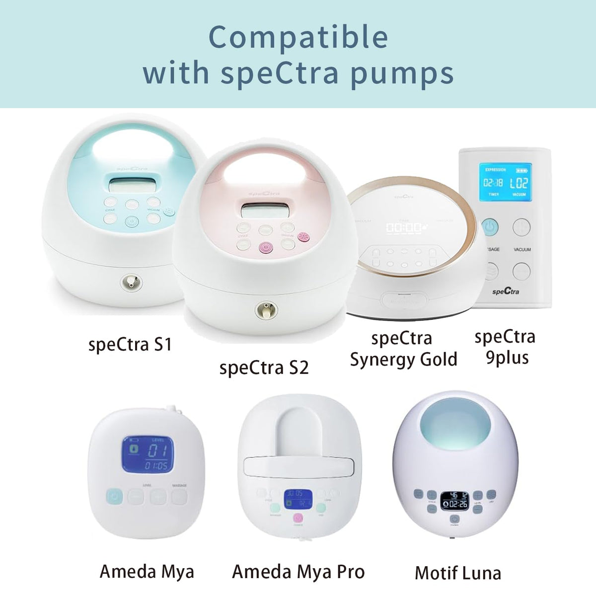 Momstouch Flange Compatible with Spectra S1, S2, 9 Plus, and Synergy Gold Breast Pump - view 5