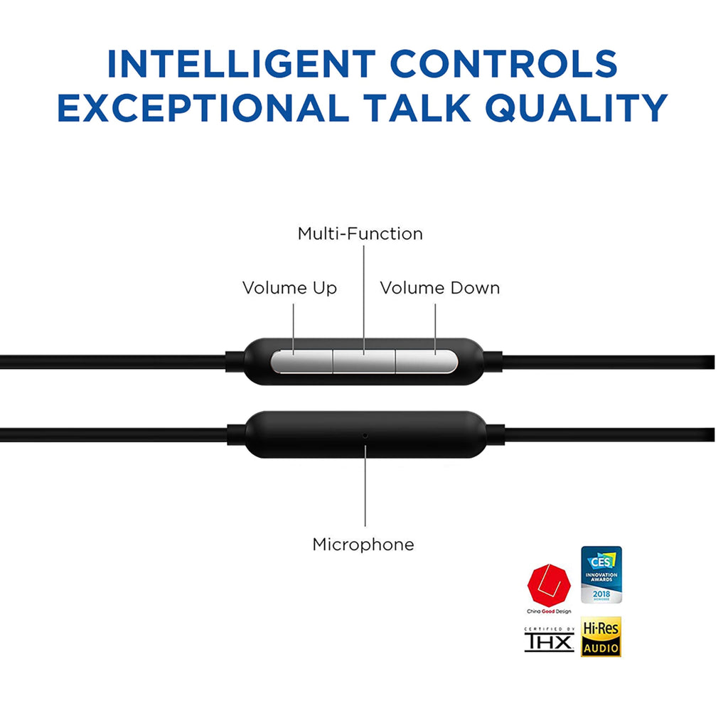 1MORE Triple Driver in-Ear Earphones Hi-Res Headphones with High Resolution, Bass Driven Sound, MEMS Mic, in-Line
