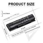 TSKYBEAR P106 PI06 PI09 P109 710416-001 710417-001 Notebook Battery Compatible with HP (additional view 1)