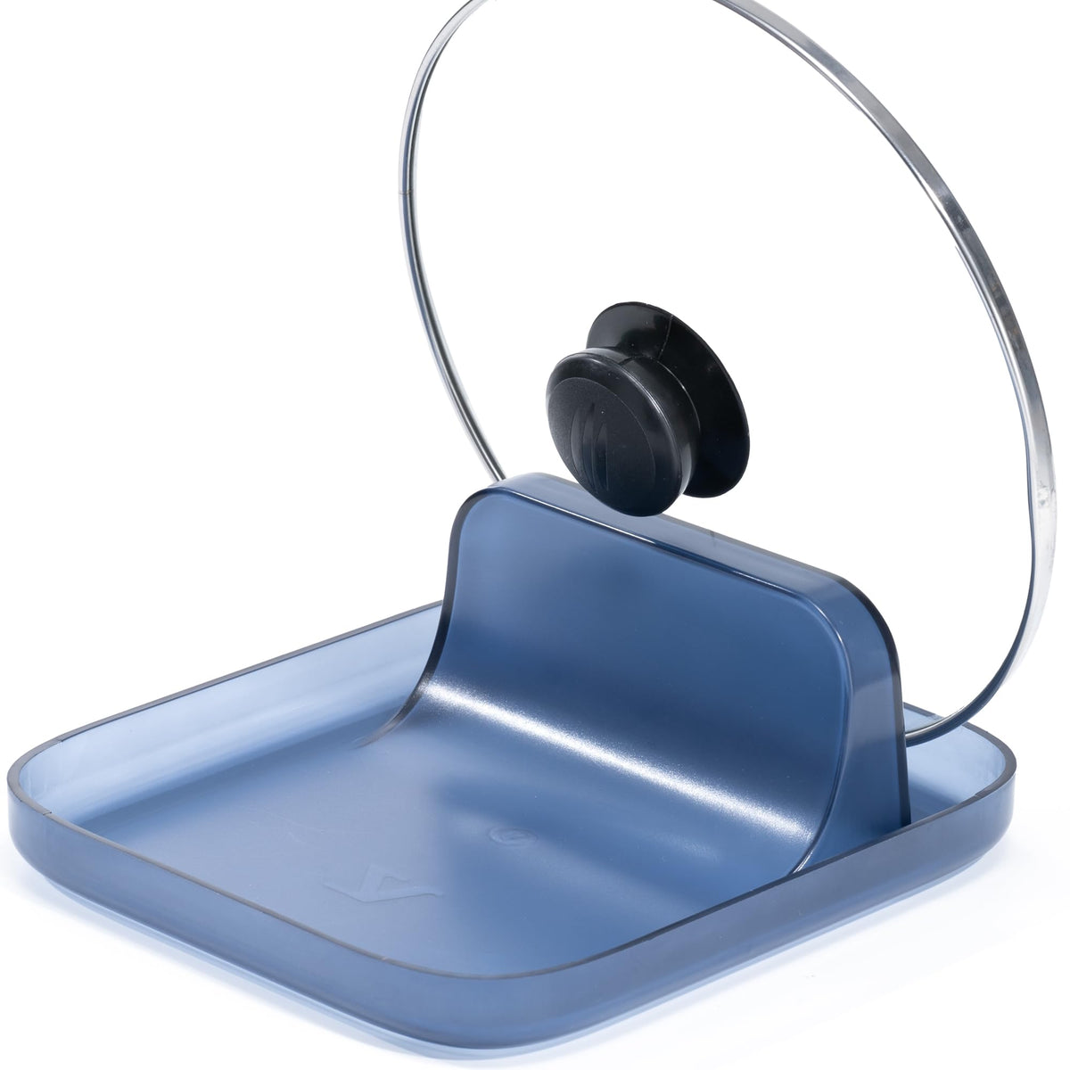 Li&Zhao Stylish Kitchen Utensil Rest With Lid Holder for Stove Top - Blue