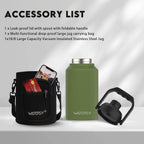 WATERSY 2/3 Gallon Water Bottle Insulated(Cold for 48 Hrs),BPA Free&Leak Proof,87oz (additional view 5)