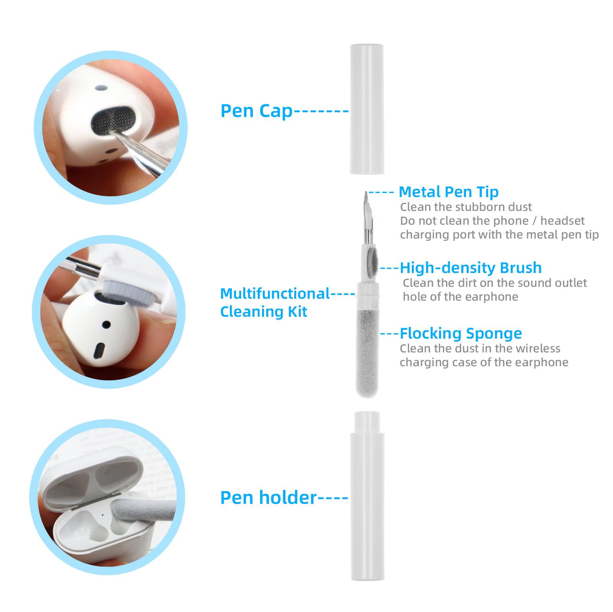 Compatible with AirPods 4 Case 2024, Premium Soft Silicone Protective Case Cover for (additional view 5)