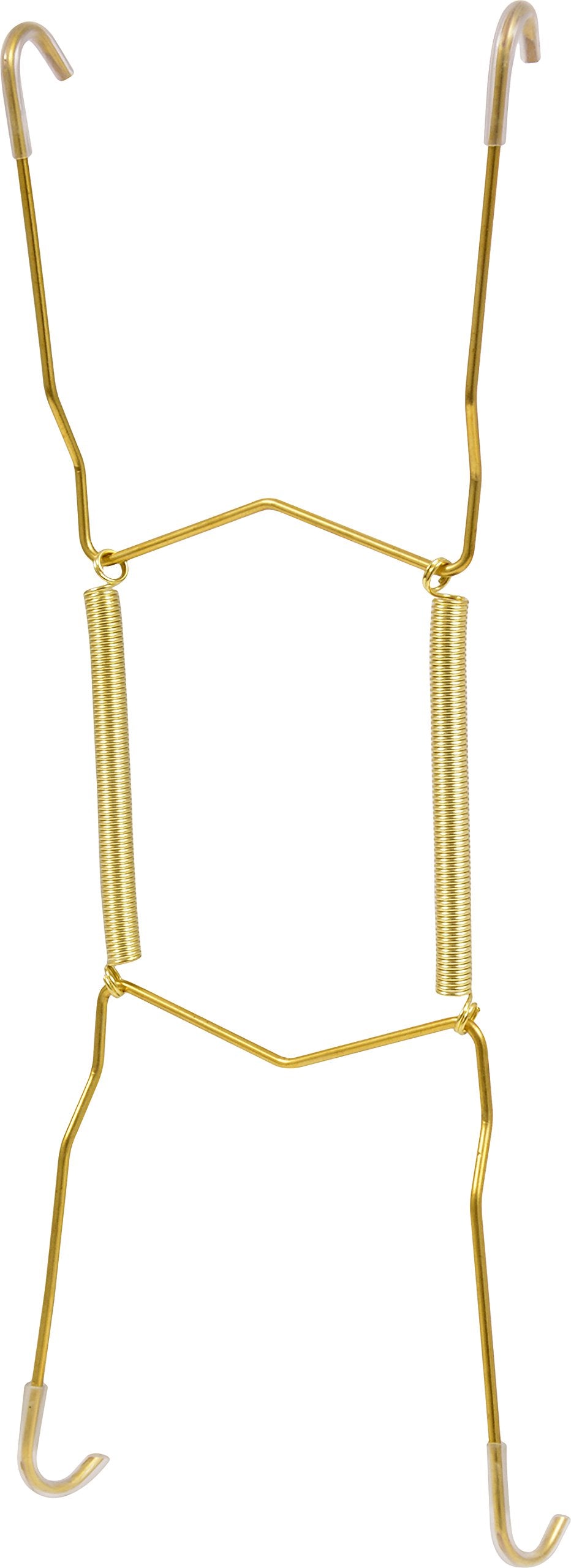 Hillman Soft Tip Metal Plate Hanger, 8in-11in, 1 Count, Brass