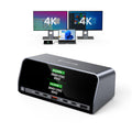 TobenONE Docking Station Dual 4K Monitor for Windows, 160W GaN+ LCD Display (PU1001)
