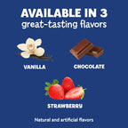 PediaSure Grow & Gain Shake Mix, 6g Protein, Strawberry, 14.1 oz Can, 3pk (66957)