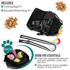PetAmi Hands Free Dog Treat Pouch for Training and Walking - Camo Black view 1
