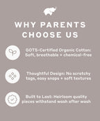 monica + andy Organic Burp Cloth - view 5