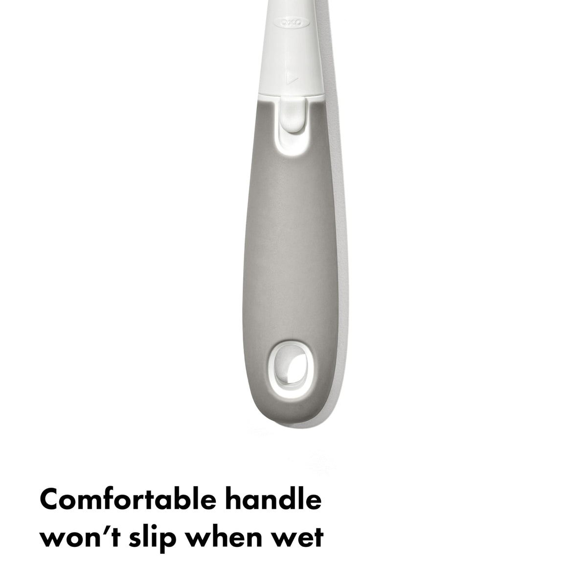 OXO Tot Baby Bottle Brush with Nipple Cleaner, – Gray (62122400T3)