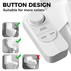 SAMODRA Non-Electric Bidet - Classic White view 7