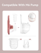 M6 Replacement Parts for Momcozy Breast Pump, Duckbill Valve Diaphragms (additional view 4)