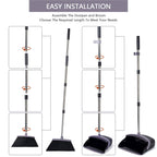 XXFLOWER Broom and Dustpan - Charcoal Black view 6