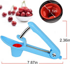 Cherry Pitter Tool Pit Remover - Blue view 5