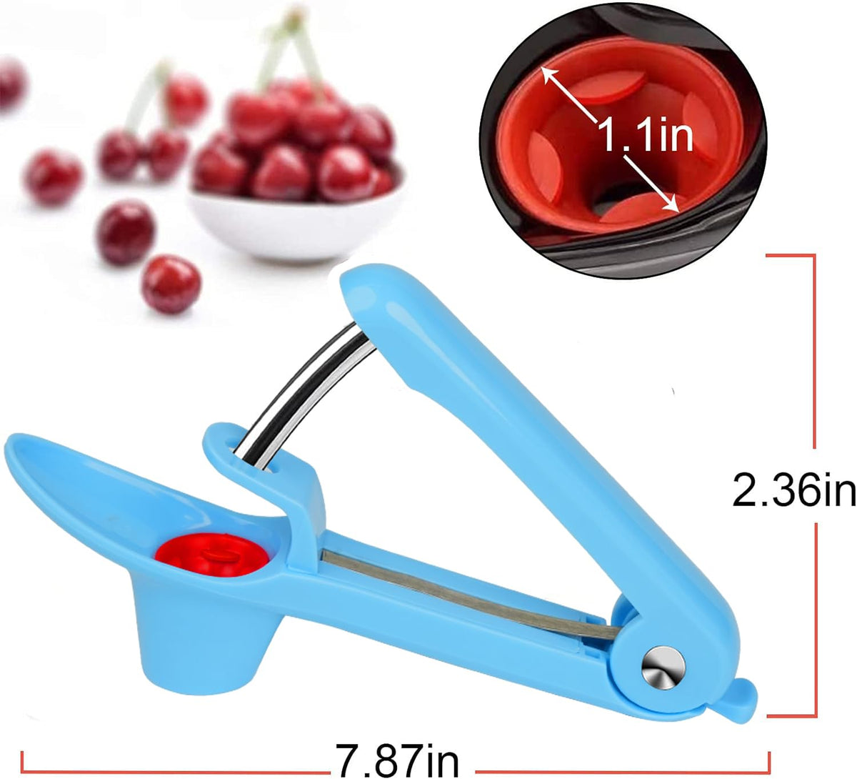 Cherry Pitter Tool Pit Remover - Blue view 5