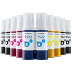 OFFICENTER 10 Bottles 522 Ink Refill Bottles for Ecotank ET-2800 ET-2720 ET-2803 ET-4700