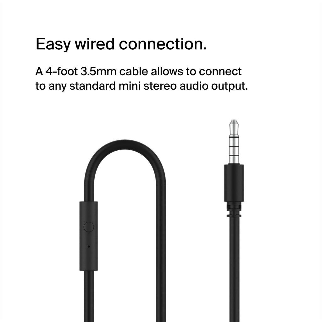 Belkin SoundForm Mini Kids Headphones - Black / Wired view 5