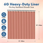 No Smell Shower Curtain Liner 72x72