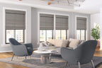 Cordless Woven Wood Roman Shades