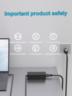 HSXIRQA 65W USB C Charger Fit for Lenovo IdeaPad Laptop Fast Charging (additional view 5)