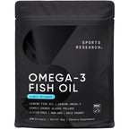 Sports Research Omega-3 Fish Oil 1250mg from Wild Alaska Pollock,240 Count (FG385A)