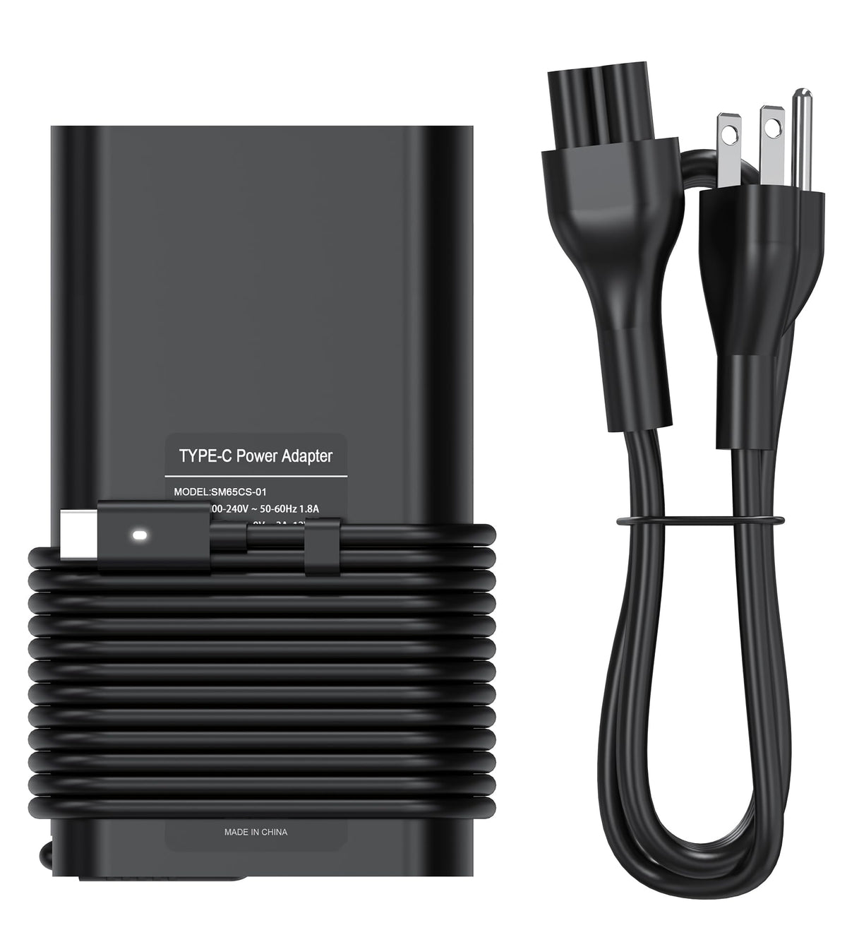 BULL-TECH USB C 65W Laptop Charger Replacement for Dell Latitude 5285 5289 5290 7212 7275