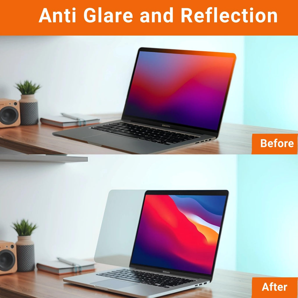gopupu 2 Pack Blue Light Screen Protector Anti Blue Light and Glare - 14 inch 16:9 view 4